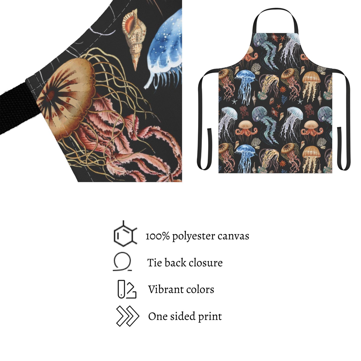 Watercolor Jellyfish Apron