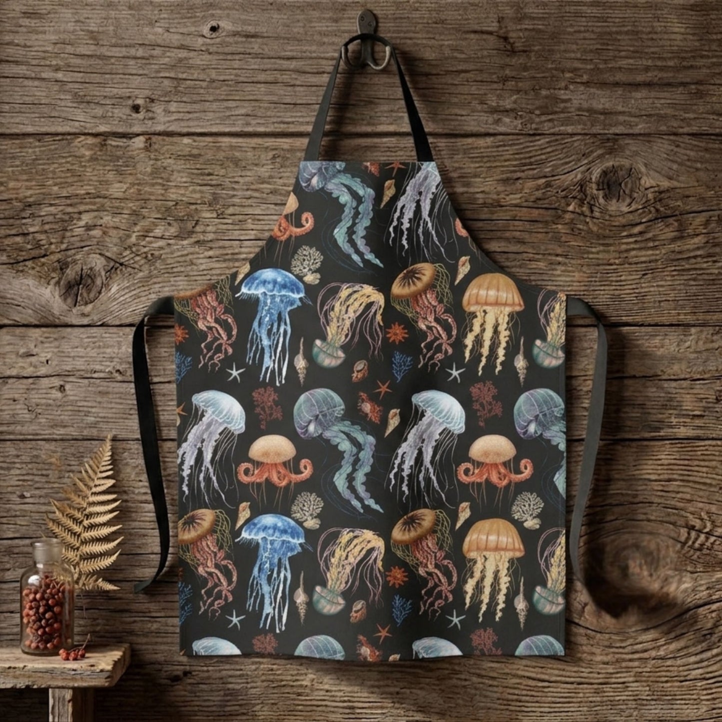 Watercolor Jellyfish Apron