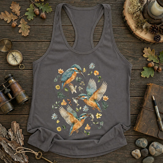 Kingfisher Birds Racerback Tank Top