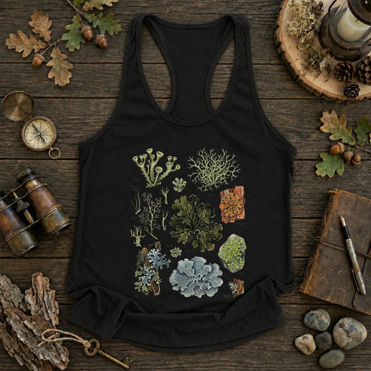 Lichen Moss Nature Racerback Tank Top