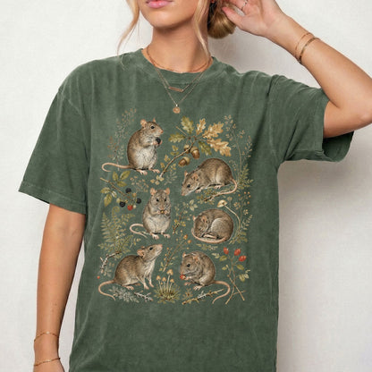 Woodland Rats Collage T-Shirt