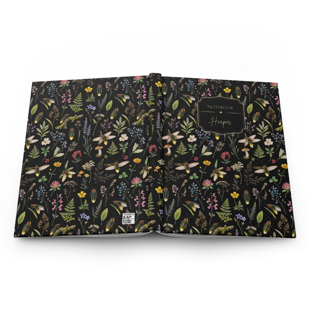 Fireflies Garden Hardcover Lined Journal