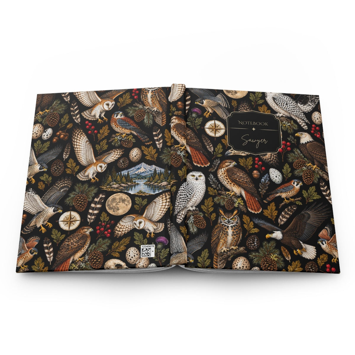 Birds of Prey Hardcover Lined Journal