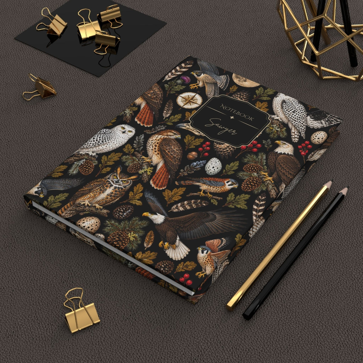 Birds of Prey Hardcover Lined Journal