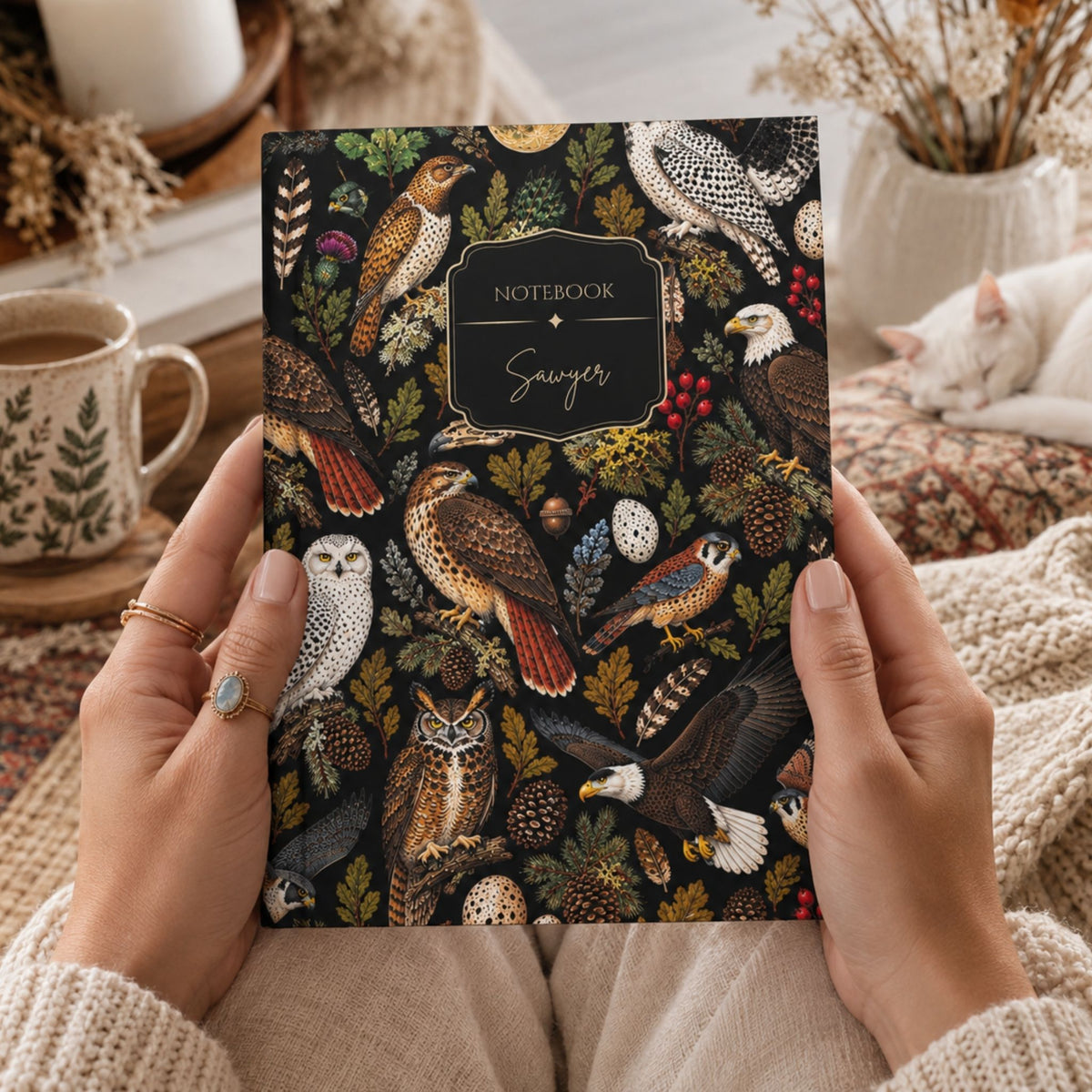 Birds of Prey Hardcover Lined Journal