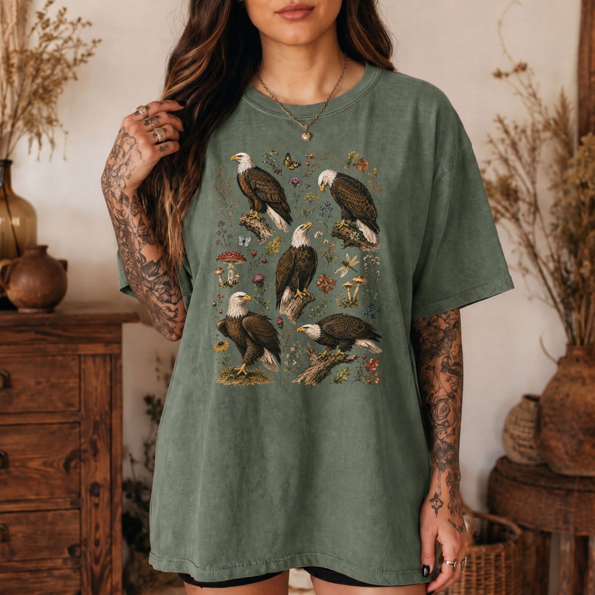 Woodland Eagle Nature T-Shirt