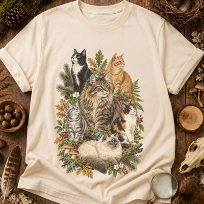 Forest Cats Nature Graphic T-Shirt