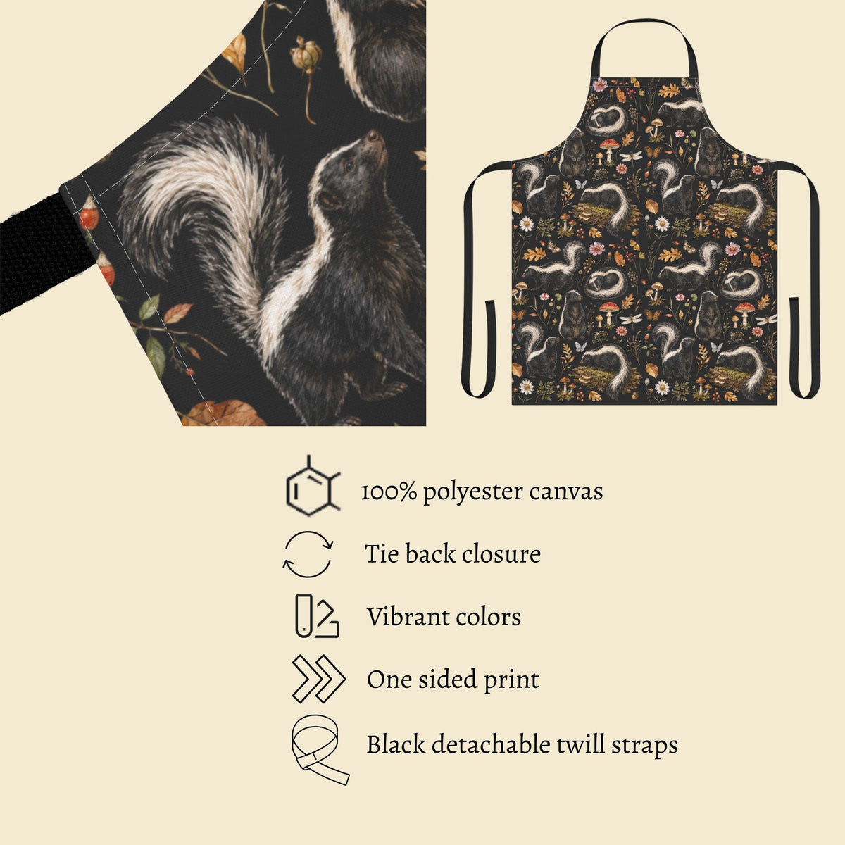Wildflower Skunk Apron