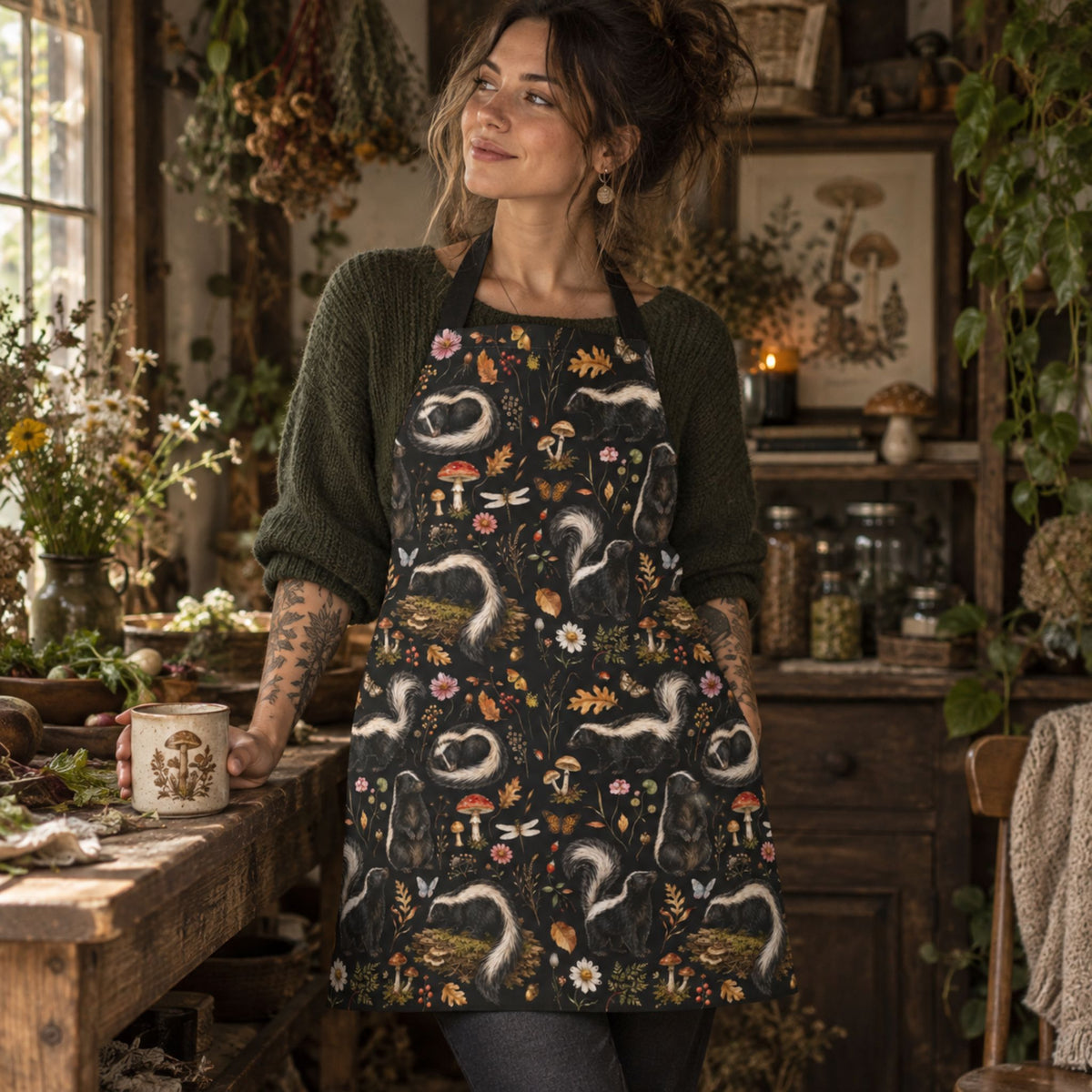 Wildflower Skunk Apron