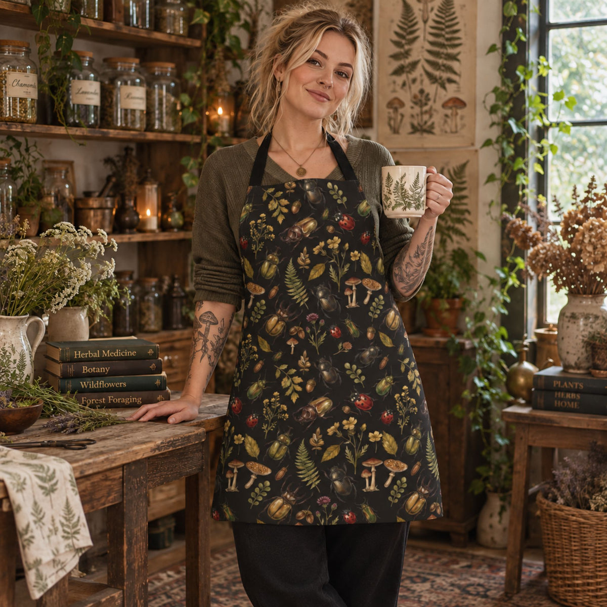 Woodland Insects Apron