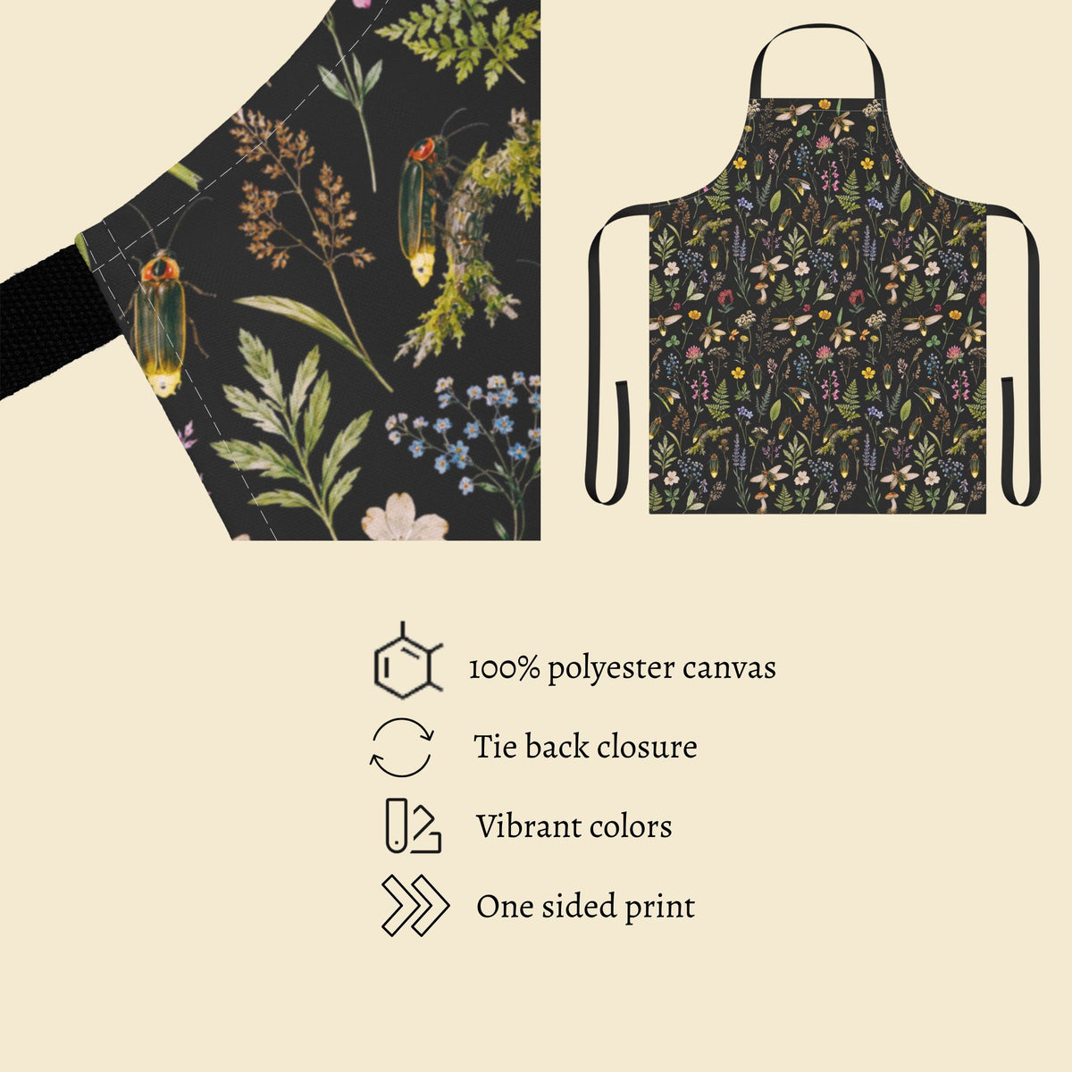 Fireflies Botanical Apron