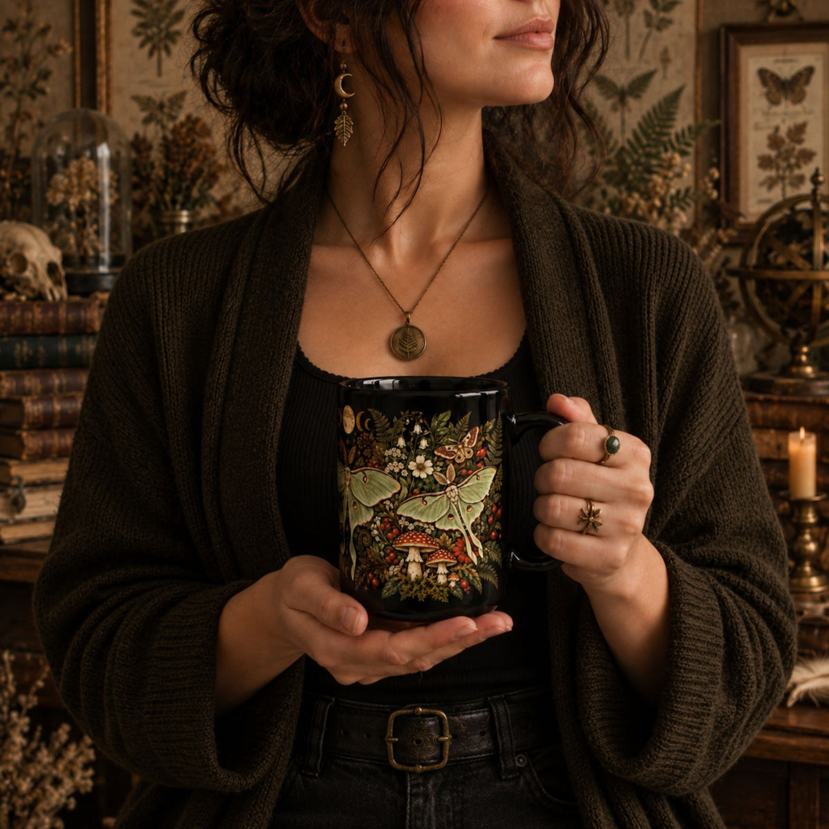 Luna Moth Celestial 15 Ounce Mug
