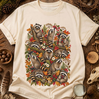 Woodland Mosaic Raccoon T-Shirt