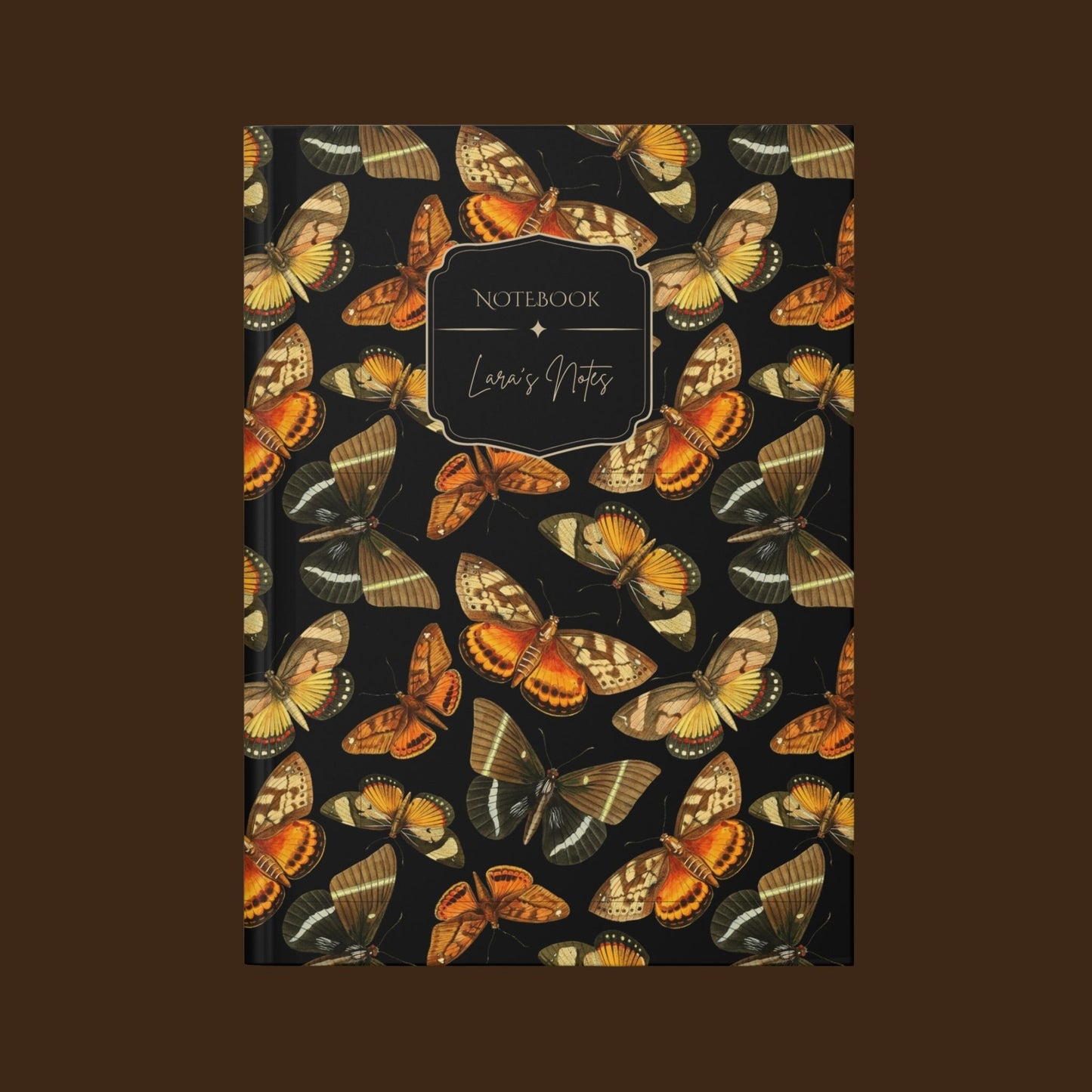 Vintage Butterfly Personalized Journal