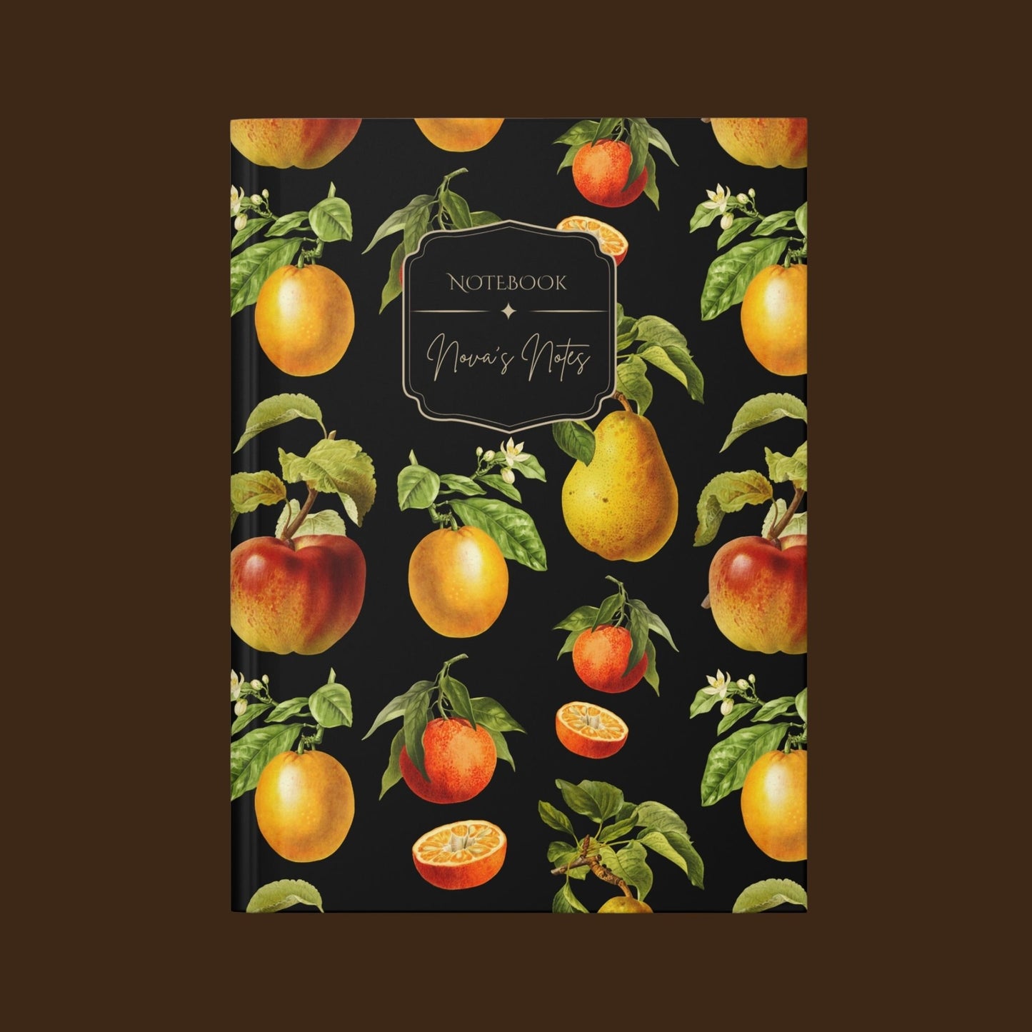 Vintage Citrus Personalized Journal