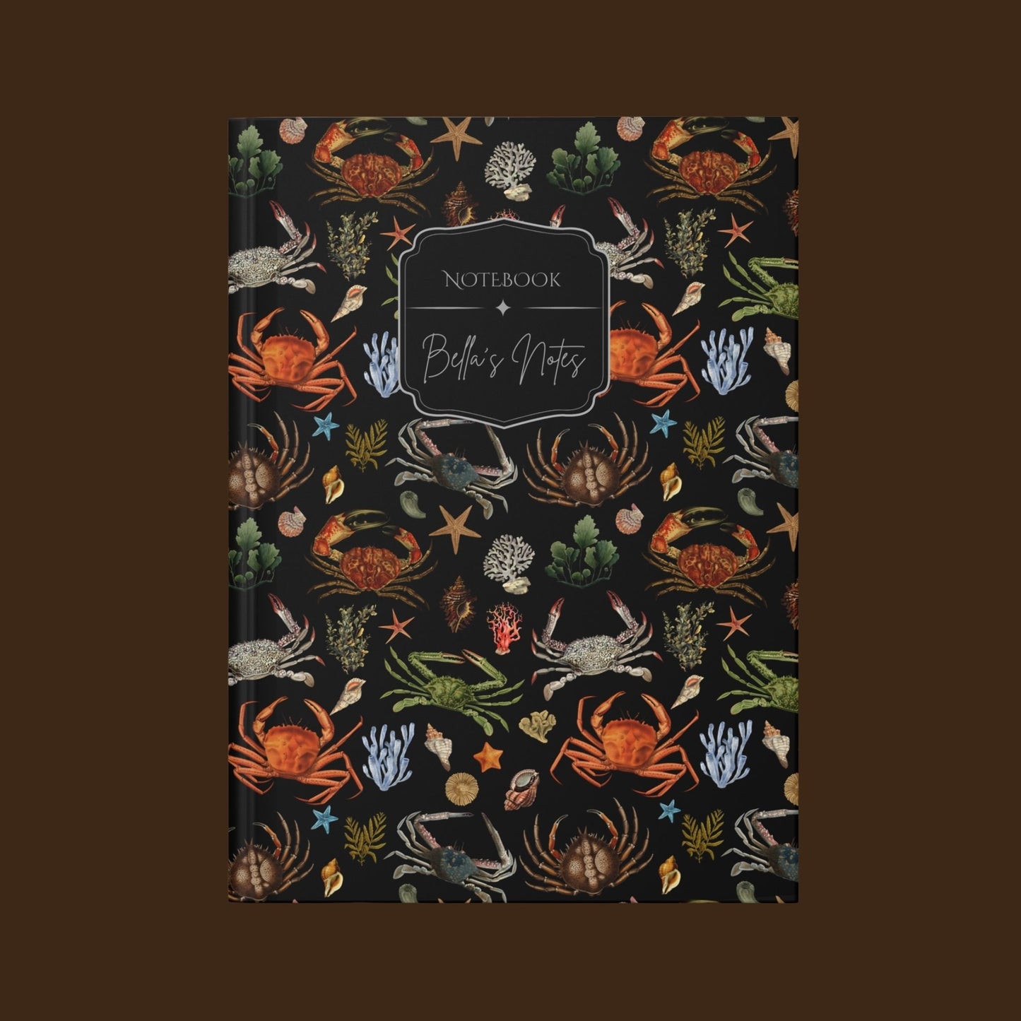 Crab Sea Life Personalized Journal