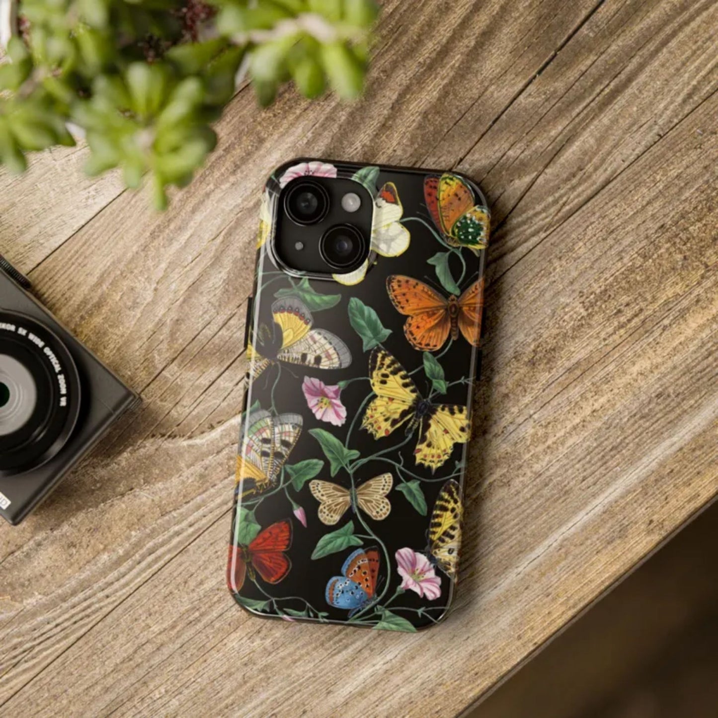 Vintage Butterfly Tough Phone Case