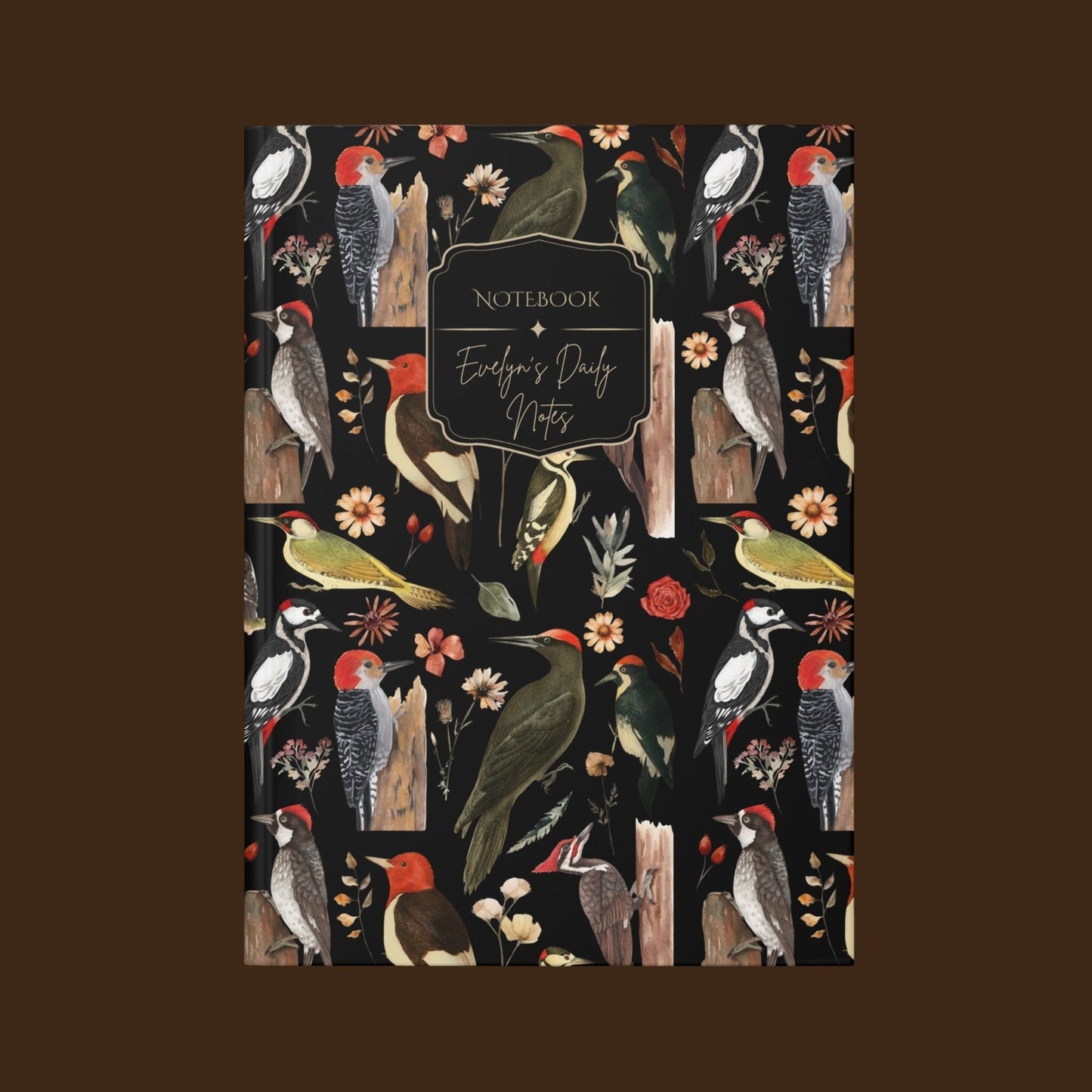 Woodpecker Hardcover Journal