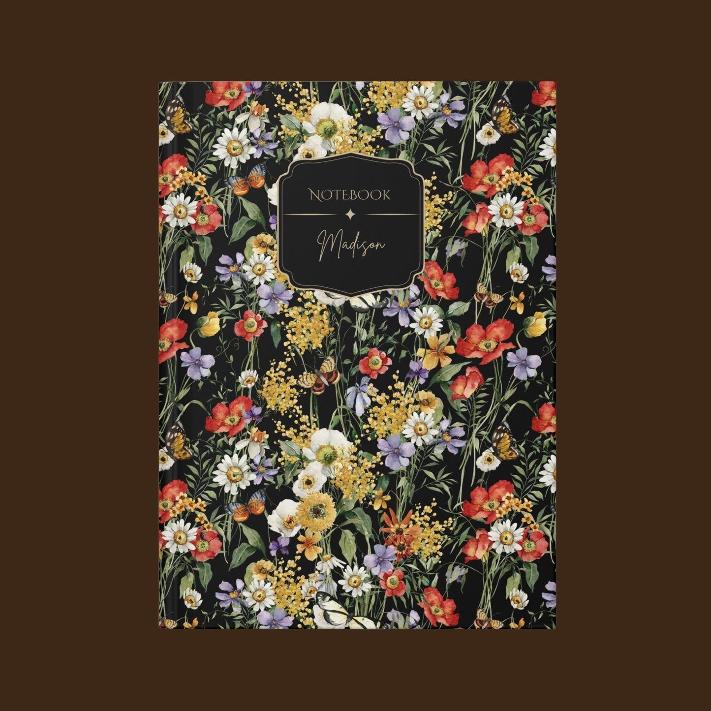 Wildflower Hardcover Personalized Journal