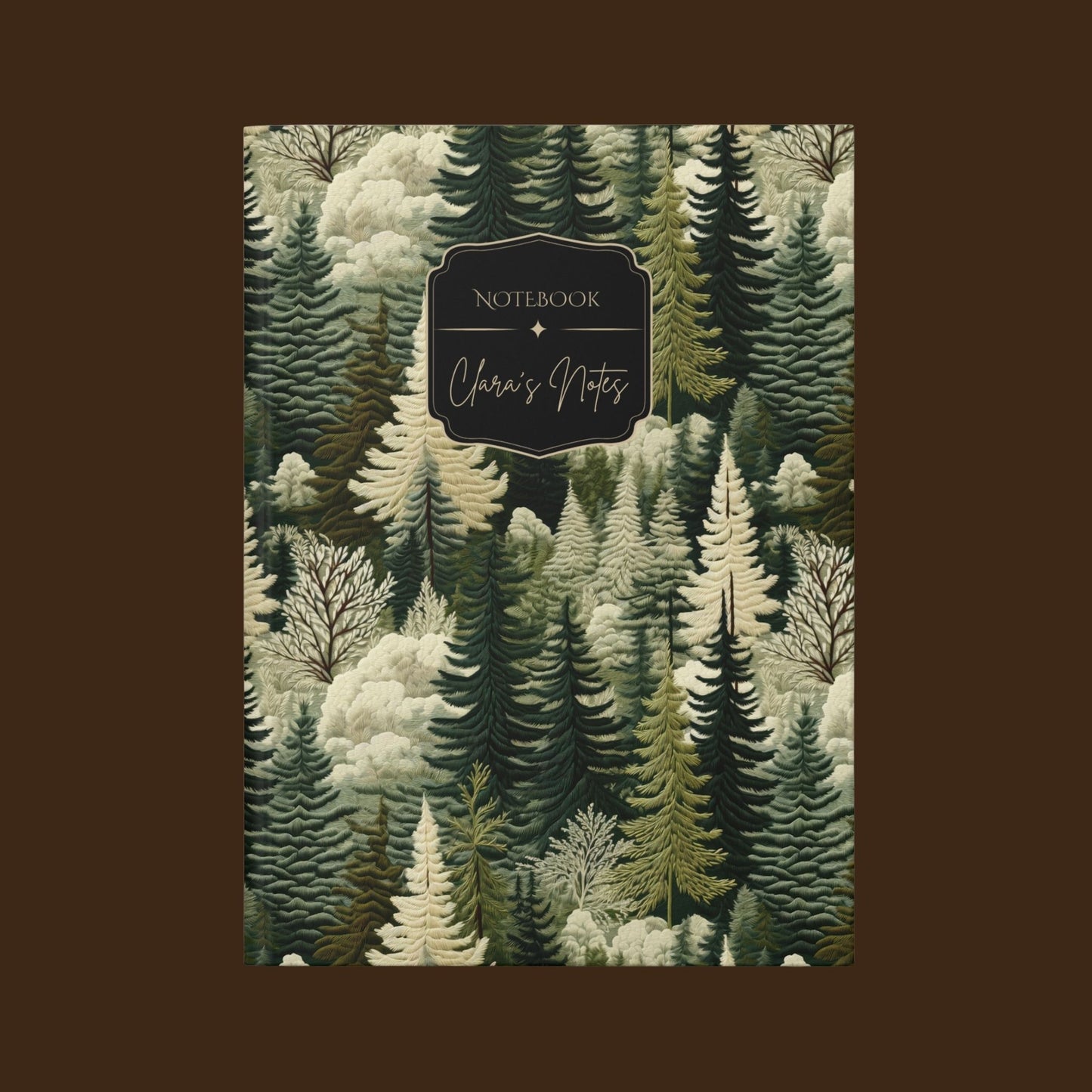 Green Forest Theme Personalized Journal