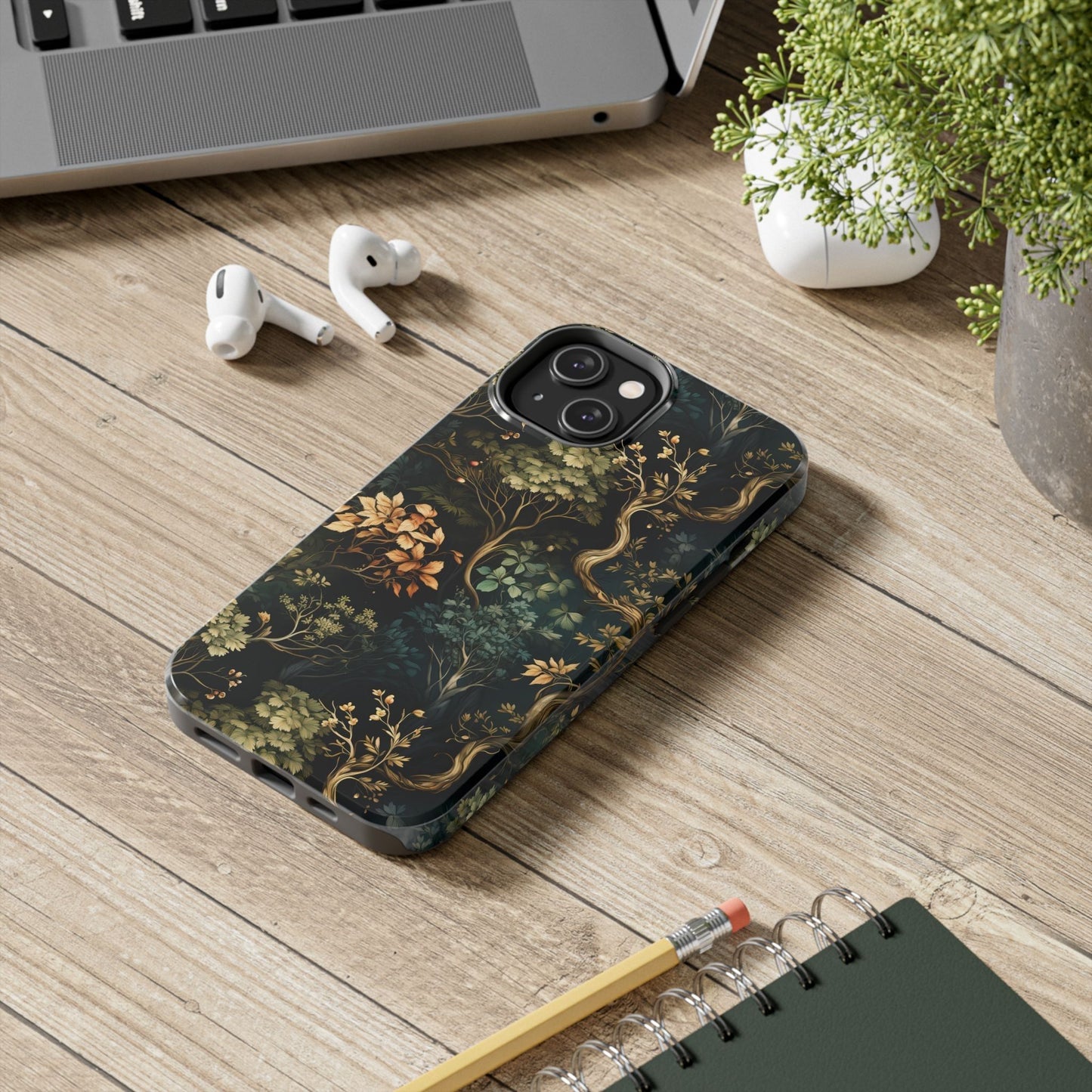 Moody Forest Protective Phone Case