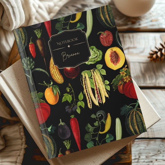 Gardening Vintage Vegetable Personalized Journal