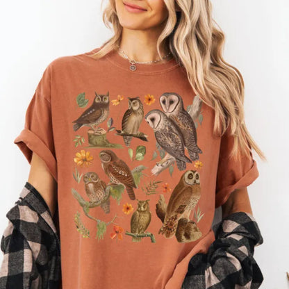 Vintage Barn Owl T-Shirt