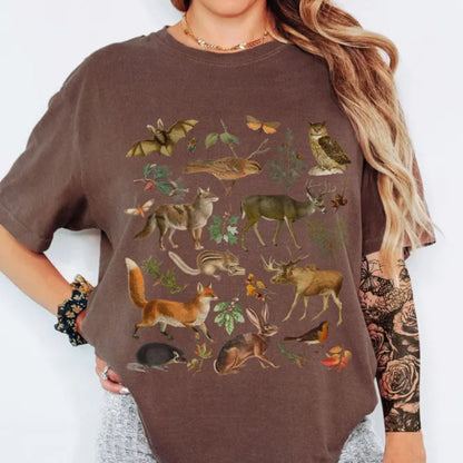 Forest Woodland Animals T-Shirt