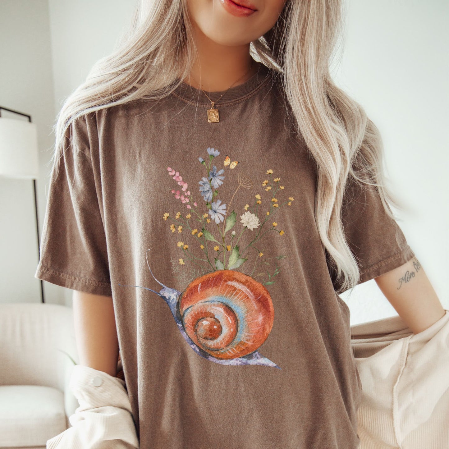 Wildflower Snail TShirt