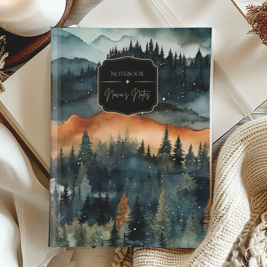 Mountains Scenery Personalized Journal