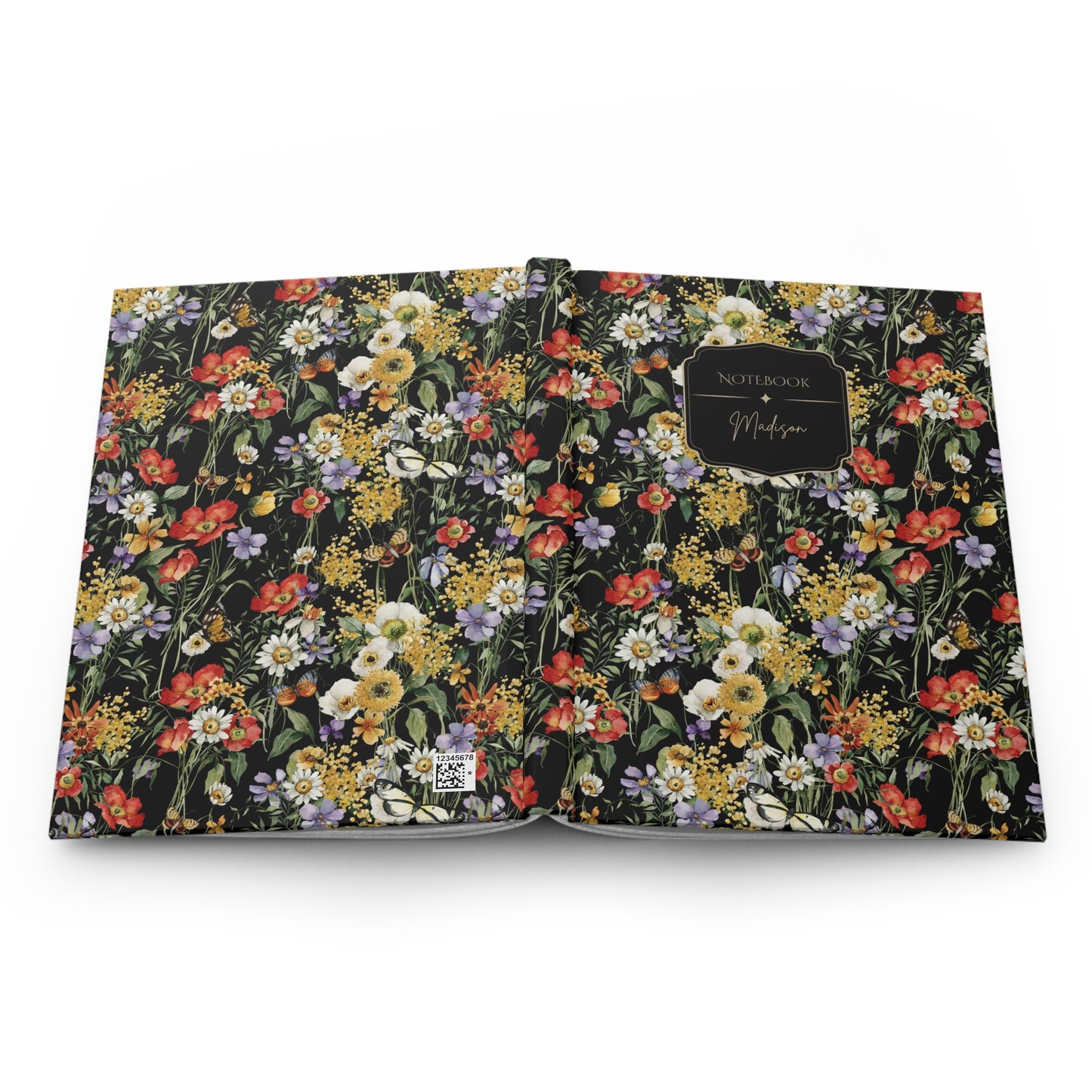 Wildflower Hardcover Personalized Journal