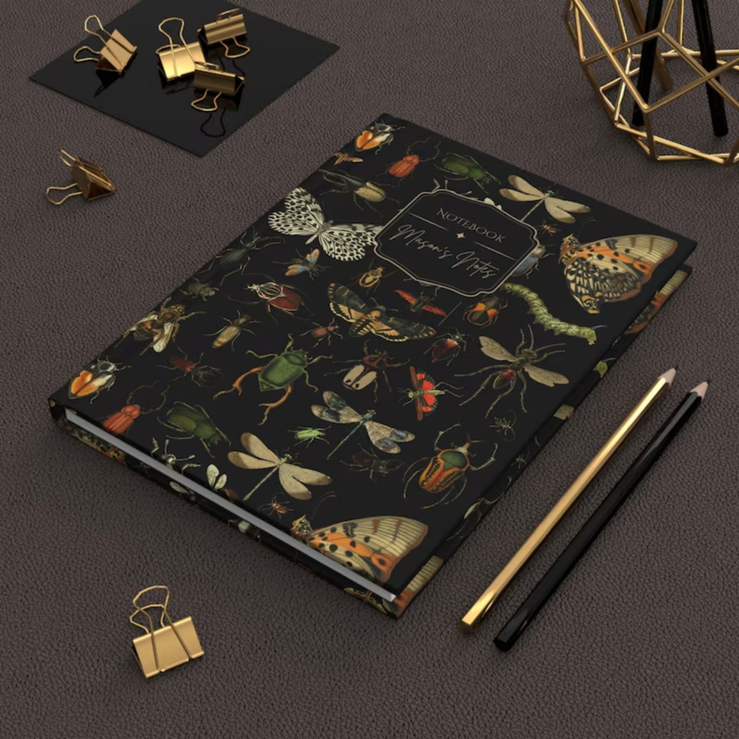Vintage Insects Personalized Journal