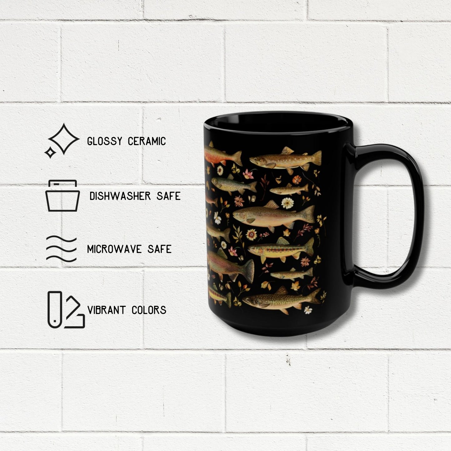 Trout Fisherman Mug