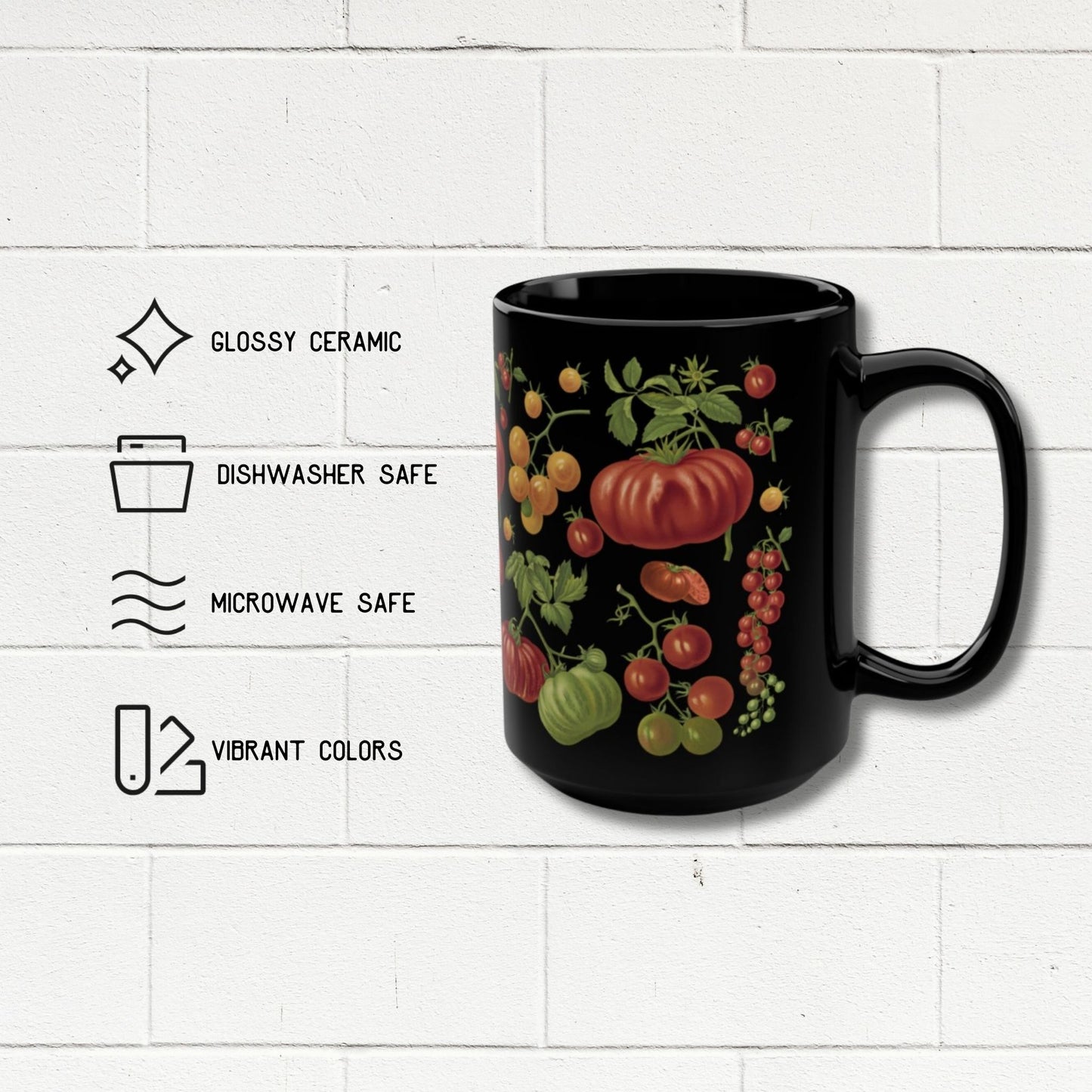 Vintage Tomato Gardening Mug