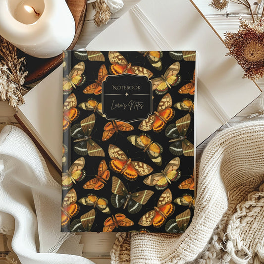 Vintage Butterfly Personalized Journal