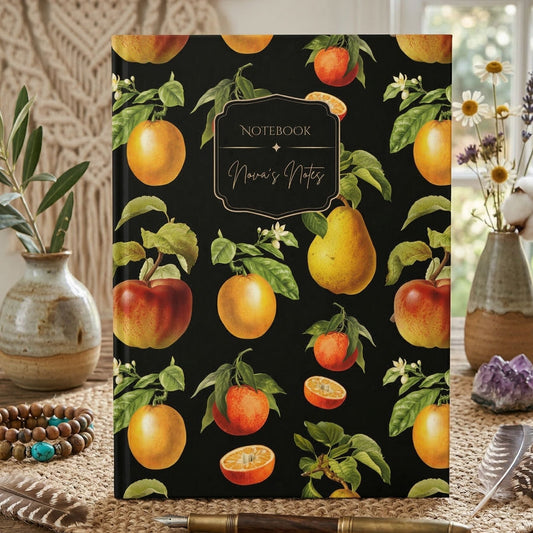Vintage Citrus Personalized Journal
