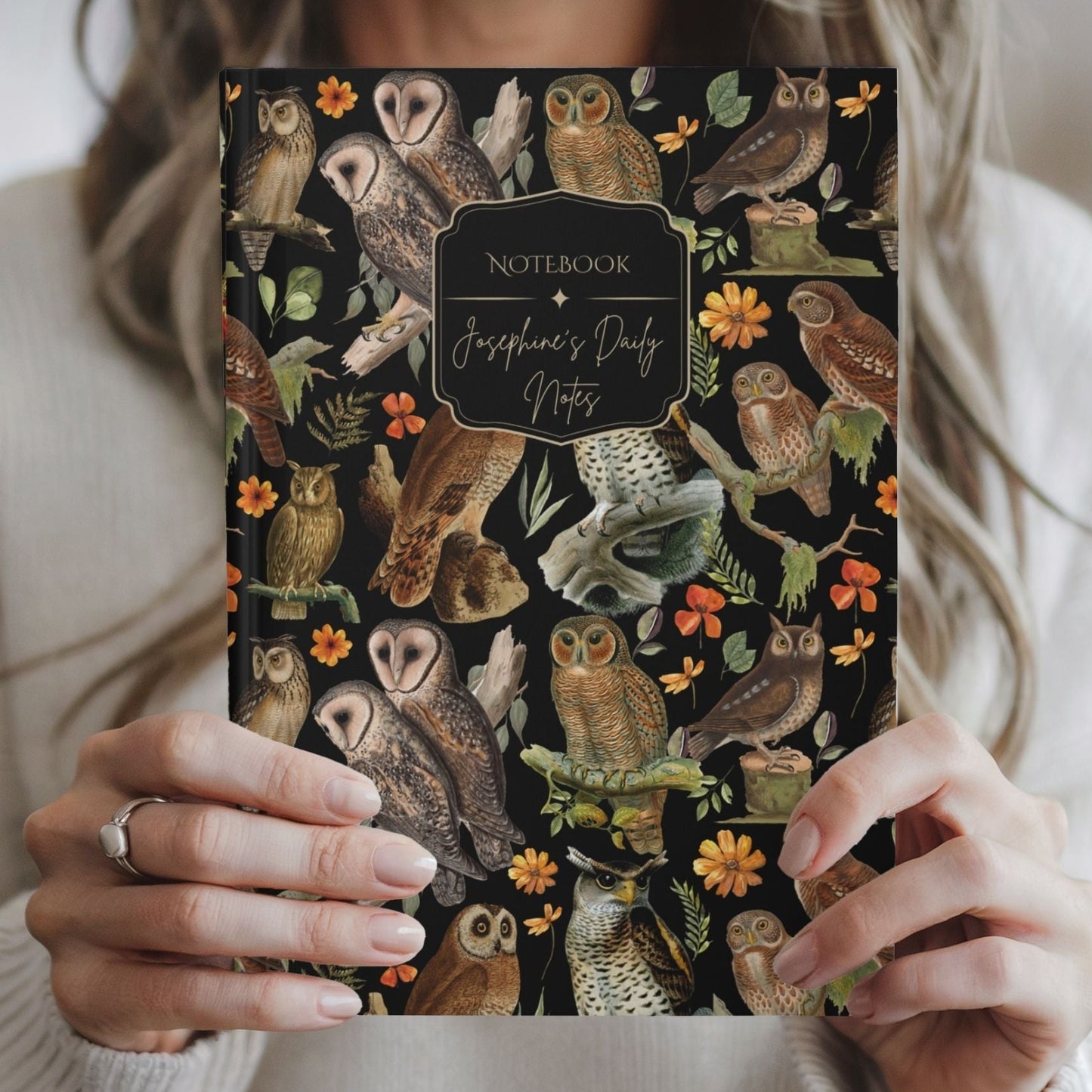 Vintage Barn Owl Journal
