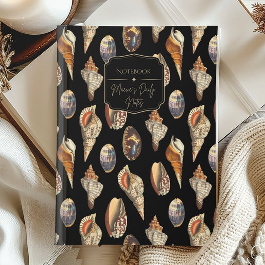 Vintage Shells Hardcover Journal