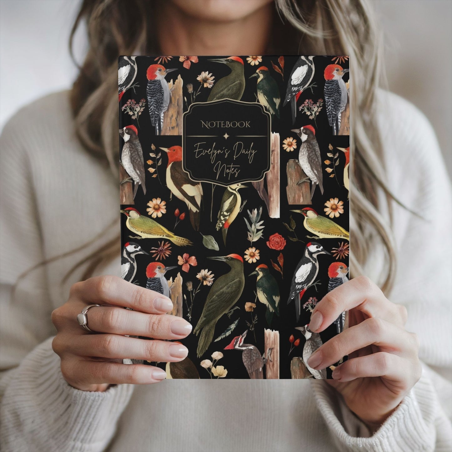 Woodpecker Hardcover Journal