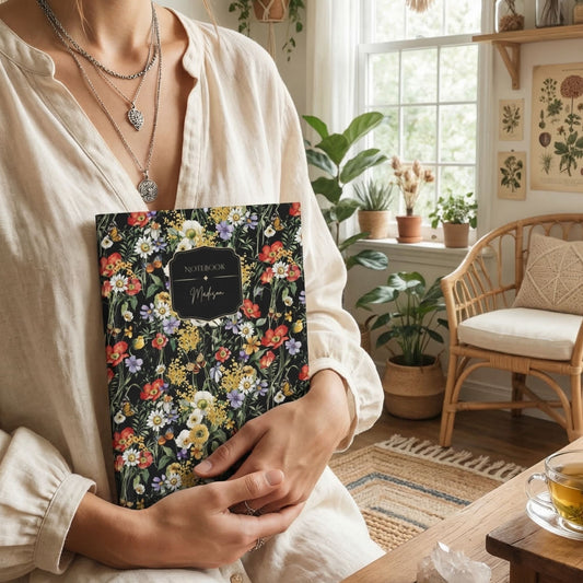Wildflower Hardcover Personalized Journal
