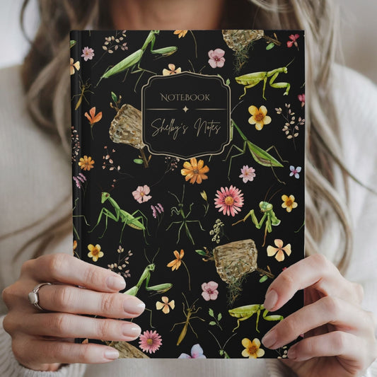 Praying Mantis Lifecycle Hardcover Journal
