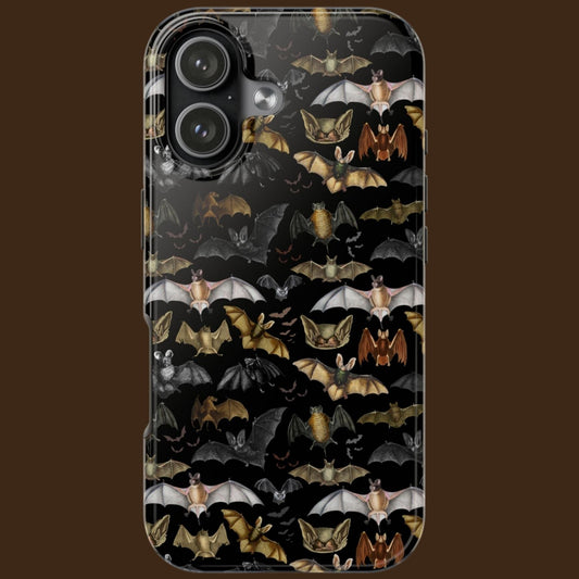 Vintage Bats Gothic Protective Phone Case
