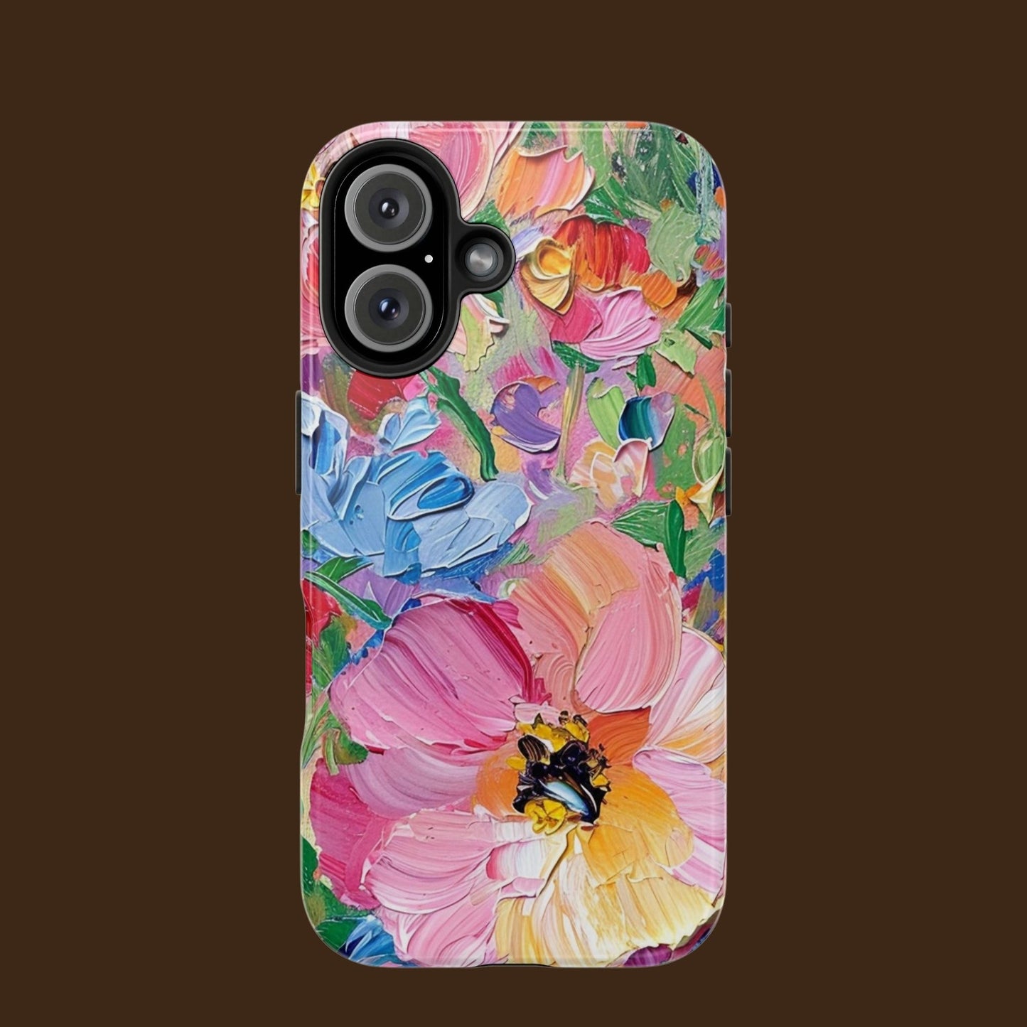 Bright Floral Oil Paint Phone Case