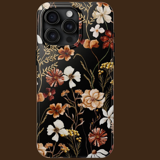 Autumn Wildflower Protective Phone Case