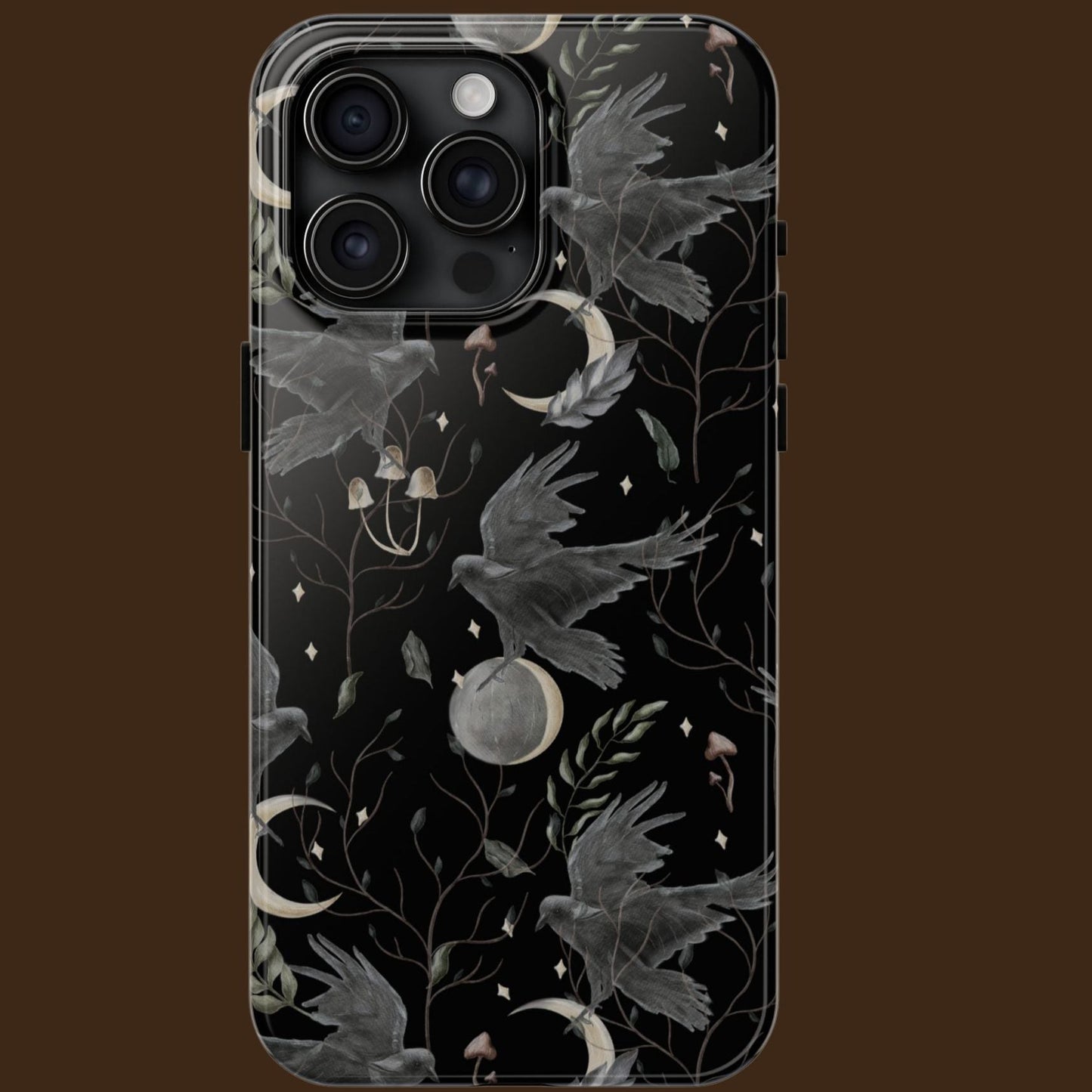 Celestial Raven Protective Phone Case