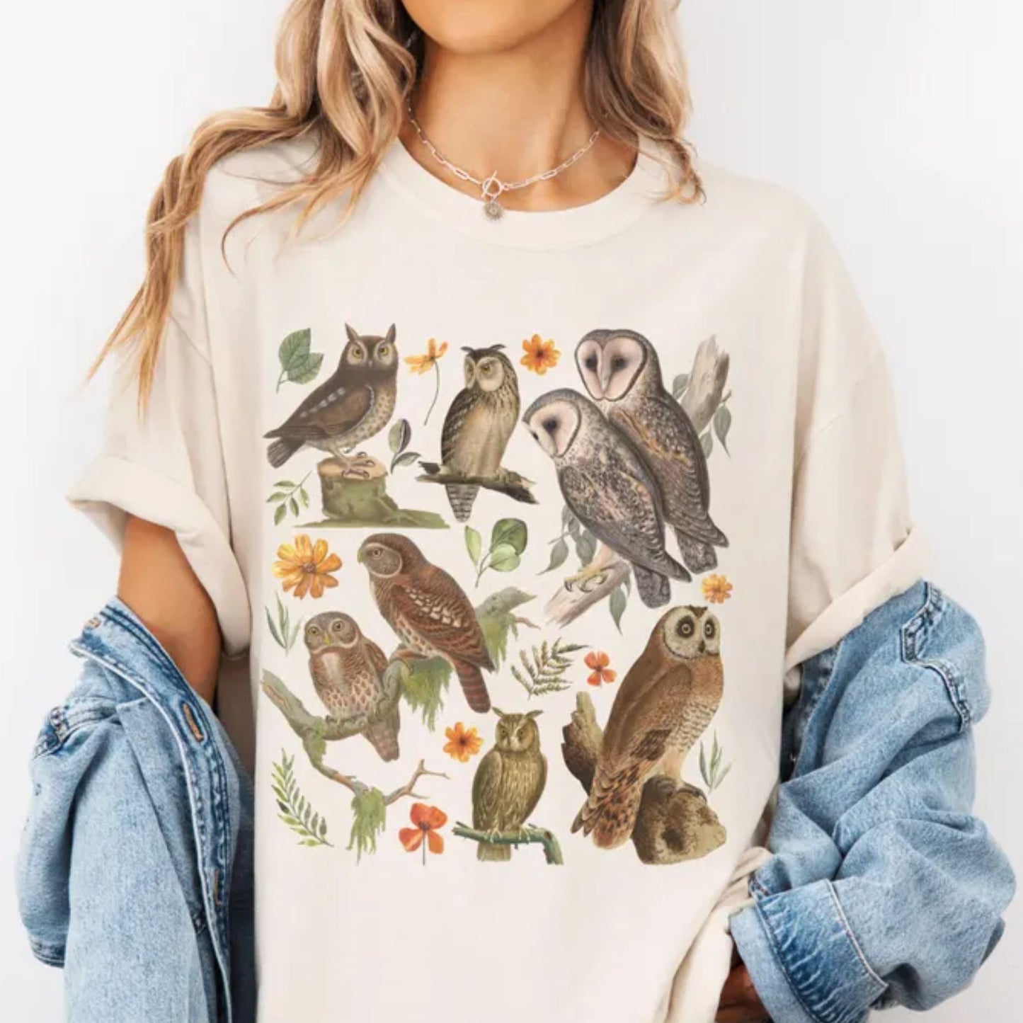 Vintage Barn Owl T-Shirt