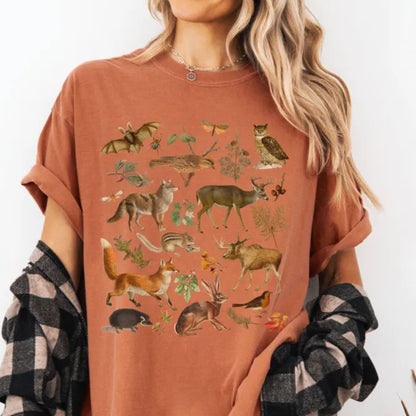 Forest Woodland Animals T-Shirt