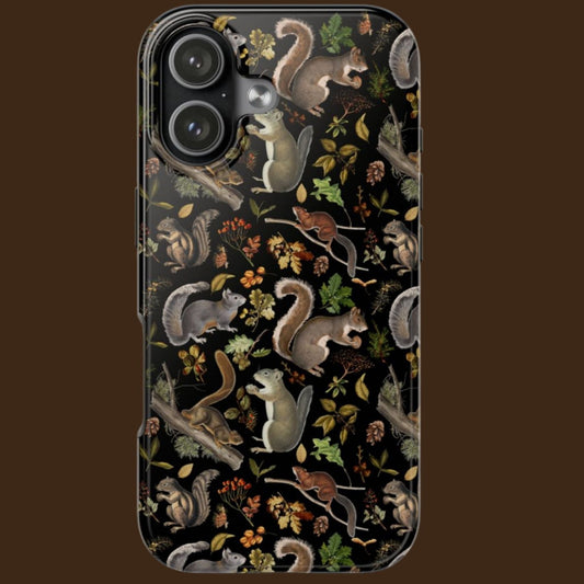 Vintage Squirrels Tough Phone Case