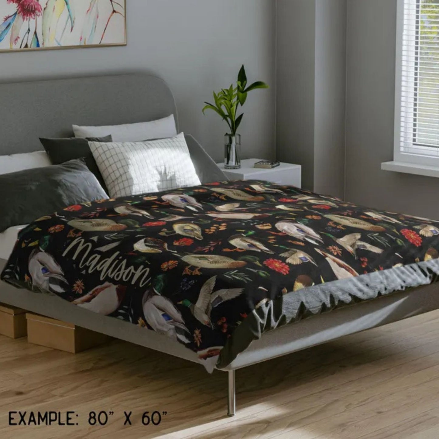 Mallard Duck Throw Blanket