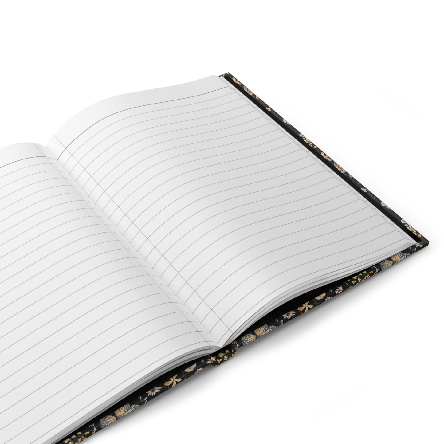 Delicate Wildflower Hardcover Personalized Journal